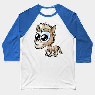 Horse (Animal Alphabet) Baseball T-Shirt